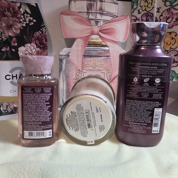 Bath & Body Works A Thousand Wishes Gift Trio Lotion, Candle, Body Wash - Picture 5 of 8